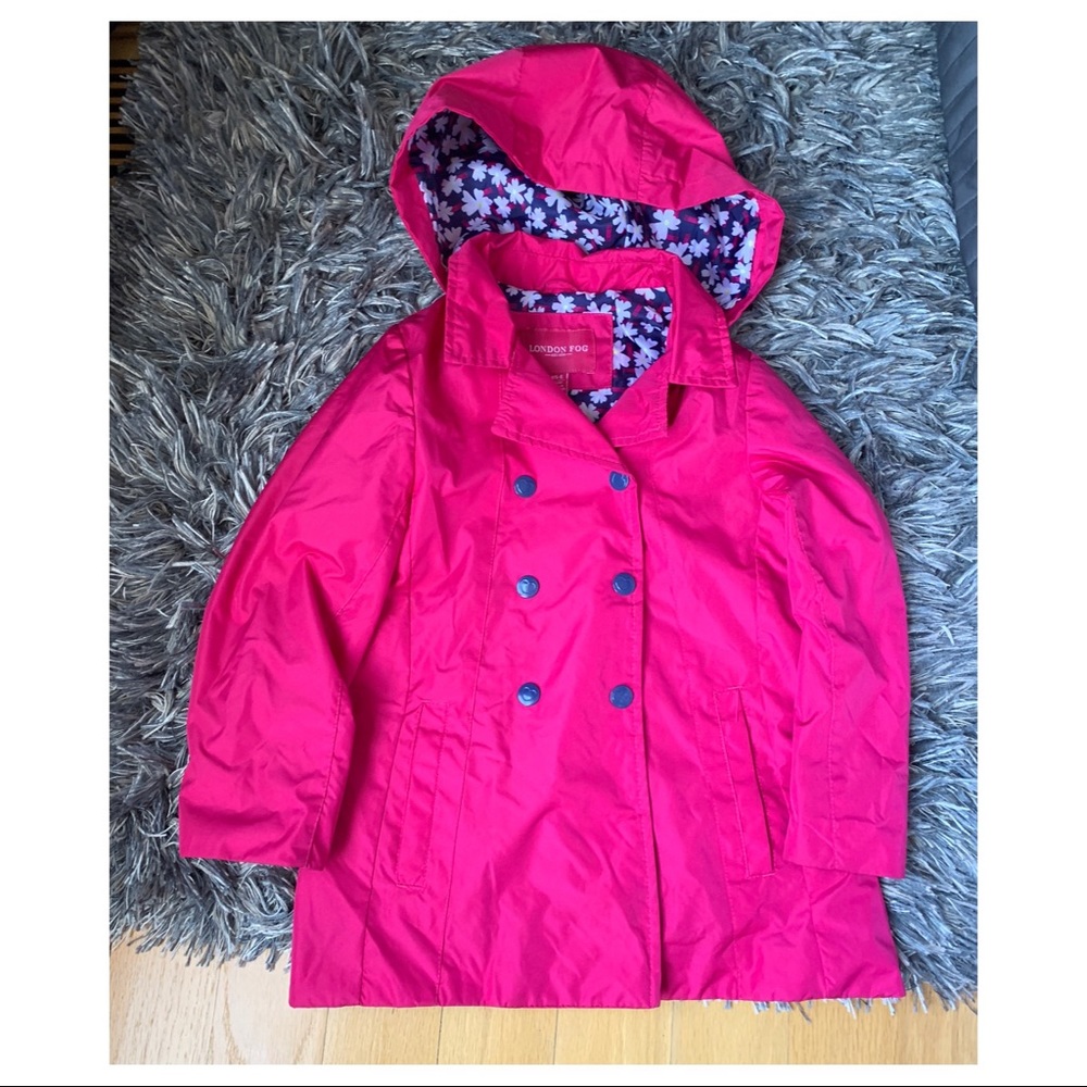 London Fog Girls Rain Coat